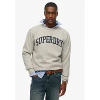 Superdry Homme Sweatshirt Athletic Essentials Col Rond Grey Taille: S