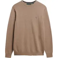 Superdry pour homme. M6110691A Pull Essentials beige (3XL), Casuel, Coton