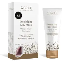 GESKE Masque de jour éclat | À utiliser avec notre masque Sonic Warm & Cool | Masque visage au beurre de karité, à l'acide hyaluronique et à la v