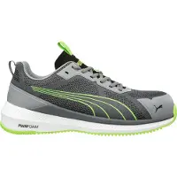 Puma Chaussures de sécurité Slide gris/vert basses S1PS conformes à la norme EN ISO 20345:2022 S1PS ESD FO HRO SR gris Taille 46