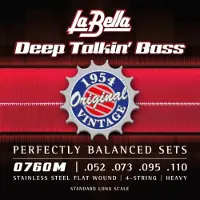 La Bella 0760M Deep Talkin' Bass, 1954 Originals jeu de cordes pour basse