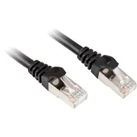 Sharkoon Kabel RJ45 CAT.6 SFTP 0,25m schwarz