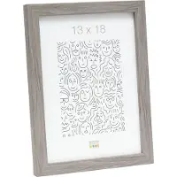 Deknudt cadre en bois étroit en gris 15x20