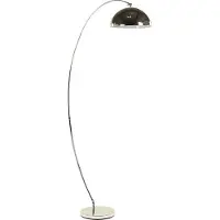 Beliani Lampadaire métal doré 188 cm forme arquée éclairage moderne salon