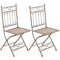 CLP lot de 2 chaises pliantes Asina