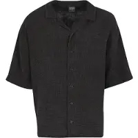Urban Classics Tb7360 Short Sleeve Shirt Noir L Homme