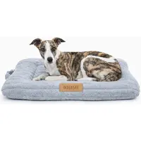 Dogeste Tuli matelas pour chien 90 × 65 cm, panier pour chien en velours côtelé, antidérapant