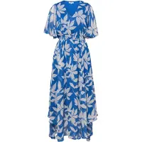 s.Oliver Robe bleu roi / blanc