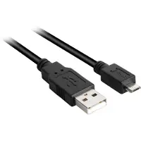 Sharkoon 4044951015504 Kabel USB 2.0 A-B Micro 3,0m schwarz