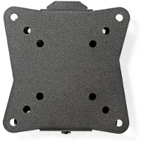 Nedis support TV mural fixe - 13 - 27 " - poids d'écran maximal supporté : 30 kg - distance minimale du mur : 20 mm - acier - noir