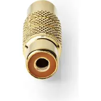 Nedis Adaptateur Mono Audio Prise RCA Prise RCA plaqué or droit Métal - Ne