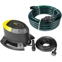 DAB Pompe vide cave Eurocover avec Tuyau de refoulement 7 mètres - 250 W 6 m³/h Monophasé 230 V