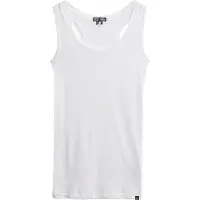 Superdry Femme Débardeur Léger à dos Nageur Studio White Taille: 44