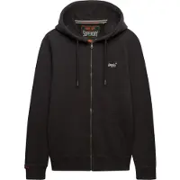 Superdry pour homme. M2014128A Sweatshirt zippé Essential Logo gris foncé (XXL), Casuel, Coton