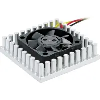 SEPA HZ25B05A-BLI Dissipateur thermique (L x l x H) 25 x 25 x 4,5 mm