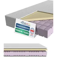 AM Qualitätsmatratzen | Matelas visco premium 180x200 cm | H3 | Matelas en mousse froide avec revêtement visco de 4 cm | 23 cm de hauteur | Fabriqué en Allemagne | 180 x 200 cm