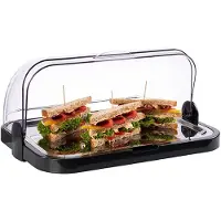 Aps Plateau Réfrigéré Inox Avec Couvercle Rabattable