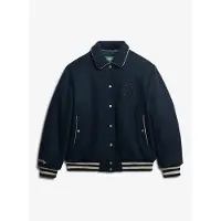Superdry Veste mi-saison 'Country Club' crème / bleu foncé