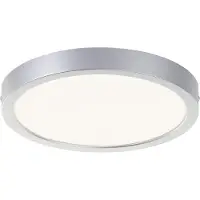 Brilliant G80885/88 Navara Plafonnier 27,5 cm Plastique argent LED intégré