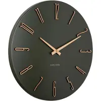 Karlsson - Horloge murale Esmerado - Vert - 40x40x40cm