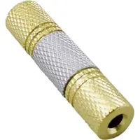 TRU COMPONENTS Adaptateur Jack (Adaptateur jack), Adaptateur audio, Argent, Or