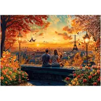 Educa Puzzle Amoureux à Paris - 1500 pièces