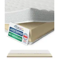 AM Qualitätsmatratzen | Surmatelas en latex premium | 150x190 cm | 6 cm d'épaisseur | Surmatelas | 150/190 | Latex Topper