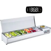 Vevor Saladette Réfrigérée à Poser 165 W