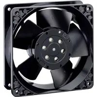 EBM PAPST EBM 4624N Ventilateur axial 24 V/AC 148 m³/h (L x l x H) 119 x 119 x 38 mm (119 mm, 1x), Ventilateur PC, Noir