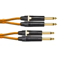 Cordial CEON DJ PLUG 0.6 O set de câbles jack TS 6,35 mm 60 cm