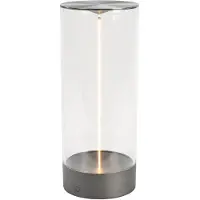 Konstsmide Lampe rechargeable Edison L anthracite