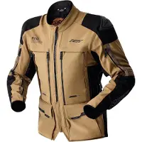 Rst Veste textile de moto RST Pro Series Adventure, imperméable, avec protection D3O, couleur sable/noir, taille 3XL