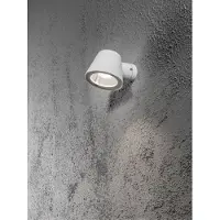 Konstsmide Spot murale Trieste 11 cm blanc mat