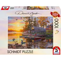 Schmidt Spiele Puzzle Scène Lacustre - 1000 pièces