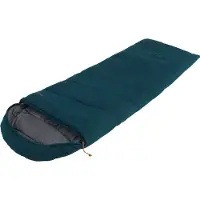 Easy Camp Raven I Square 2°c Sleeping Bag Bleu Regular / Left Zipper