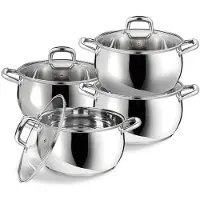Maestro Ensemble de 8 pièces de cuisine 2L 2,8L 3,8L 6,4L MR35158