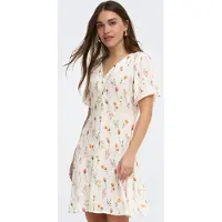 ONLY Robe 'ONLEvida' ivoire / pomme / rose / rouge