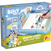 Lisciani École , illustrée avec un tableau rétroéclairé Bluey