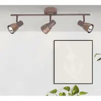 Brilliant Tube spot Lava | spot de plafond rustique | métal | vieux cuivre | orientable | 3x E14 max. 28 W
