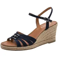 Tamaris Sandales bleu marine / marron