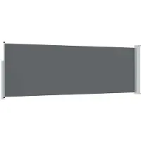 vidaXL Auvent latéral extensible, anthracite, 300 x 100 cm, polyester