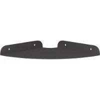 vidaXL Étagère flottante avec étagère 2 pcs Noir 18 x 18 x 2 cm