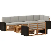 vidaXL Ensembles de canapés en bois massif d'acacia