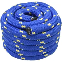 vidaXL Corde de bateau Bleu PP