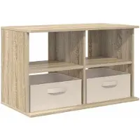 vidaXL Meuble TV avec tiroirs , chêne Sonoma, 79 x 40 x 48 cm
