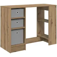 vidaXL Bureau Artisan en chêne 100 x 40 x 75 cm, aggloméré