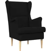 vidaXL fauteuil Noir tissu