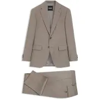 BOSS Costume Regular deux pièces en mohair stretch chiné