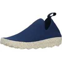 Asportuguesas Pantoufle crème / bleu marine