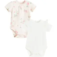 Cool Club Barboteuse / body rosé / blanc